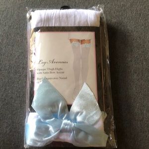 Thigh Highs w/ Satin Bow